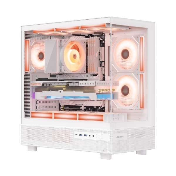 Ant Esports Crystal X6 ARGB Cabinet (White)