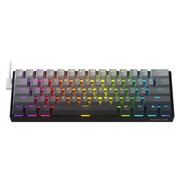 Redragon K617 Rapid Trigger Mechanical Keyboard with Magnetic Switches (Misty Grey)