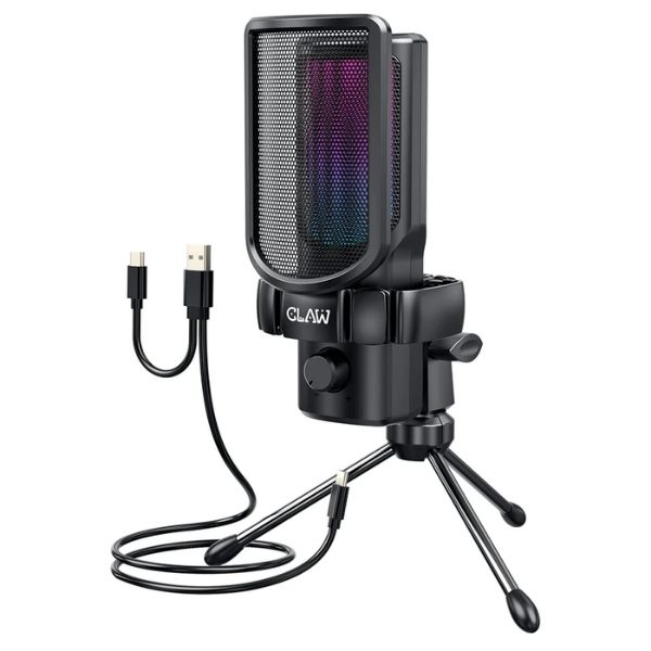 CLAW GM17 USB RGB Gaming Condenser Microphone