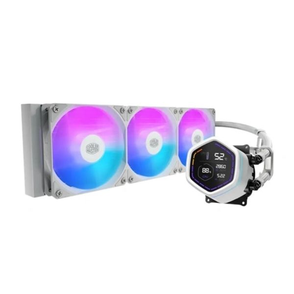 Cooler Master MasterLiquid Core NEX Digital 360 ARGB Liquid Cooler (White)