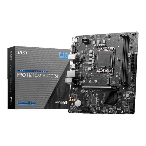 MSI PRO H610M-E (DDR4) Motherboard