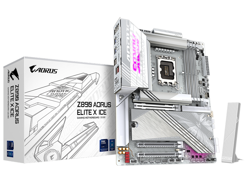 Gigabyte Z890 AORUS ELITE X ICE (Snow White)