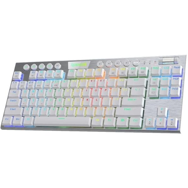 Redragon Horus K621 Pro Wireless Mechanical Keyboard with Red Switch (White)