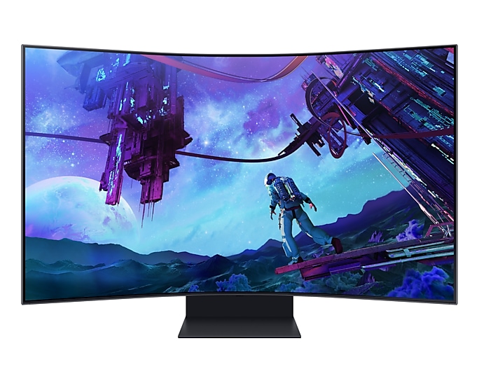 Samsung Odyssey Ark Curved | 55-inch 4K 165Hz OLED Monitor (LS55CG97WNWXXL)