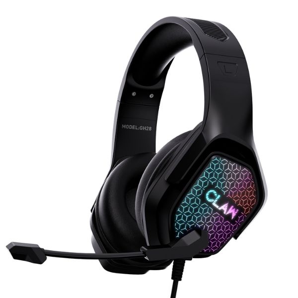 CLAW GH28 Wired RGB Gaming Headset with Microphone