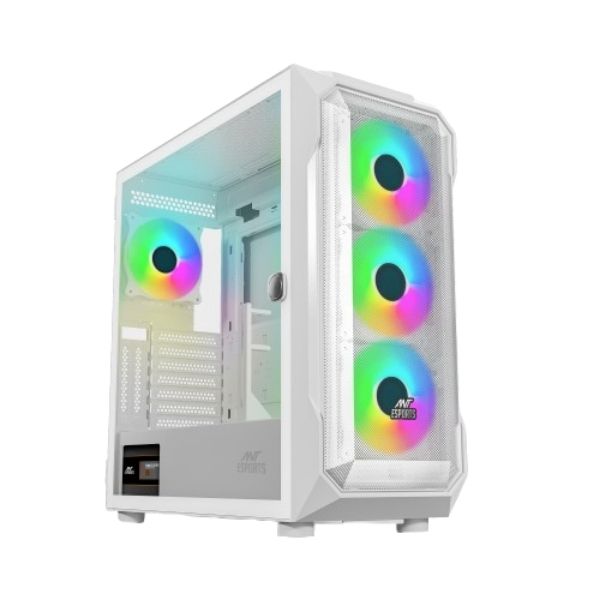 Ant Esports ICE-410TG ARGB Cabinet (White)