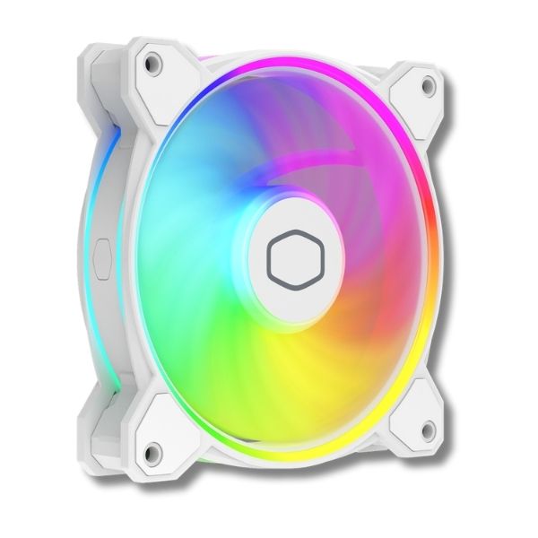 Cooler Master MasterFan MF120 Halo 2 ARGB Cabinet Fan (Single Pack) - White
