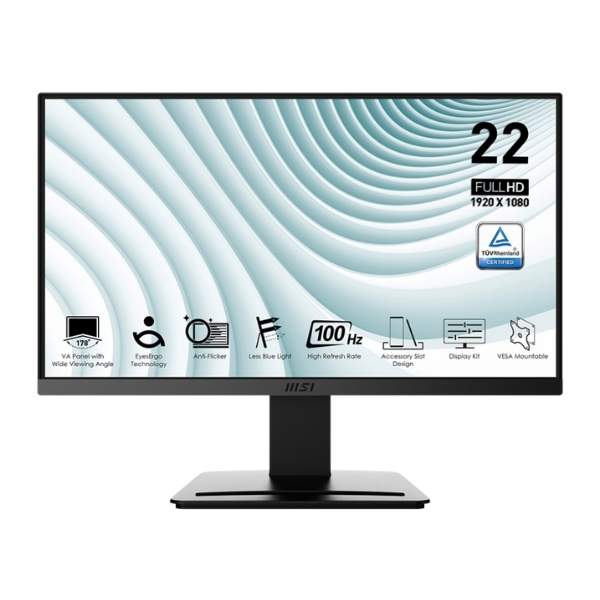 MSI PRO MP223 | 22 Inch 1080p 100Hz VA Monitor