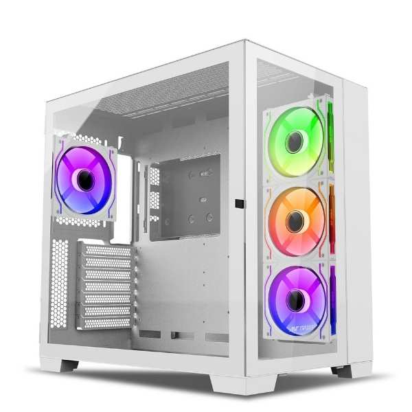 Ant Esports Crystal XL ARGB Cabinet (White)