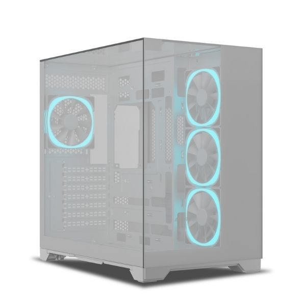 Ant Esports Crystal Mirror Cabinet (White)