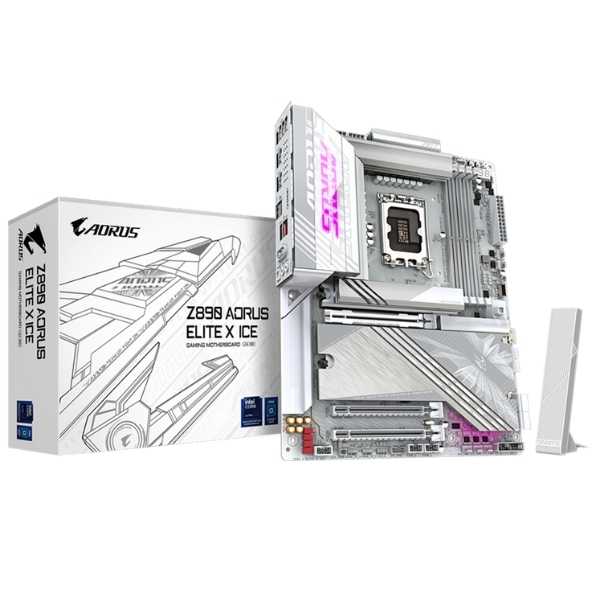 Gigabyte Z890 AORUS ELITE X ICE Motherboard (White)
