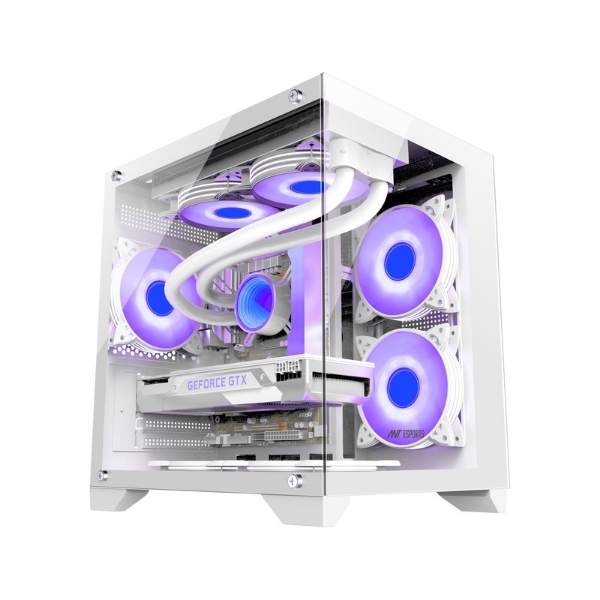 Ant Esports Crystal Z2 ARGB Cabinet (White)