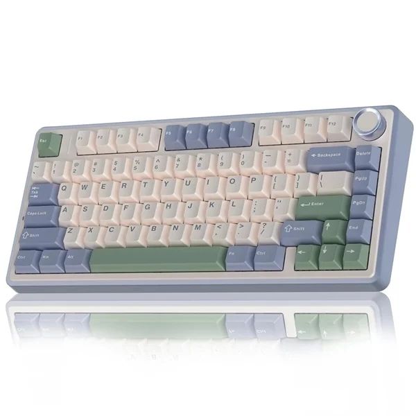 AULA F75 Mechanical Keyboard with Reaper Switch (Cedar Green)